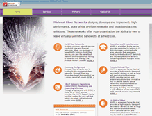 Tablet Screenshot of midwestfibernetworks.com